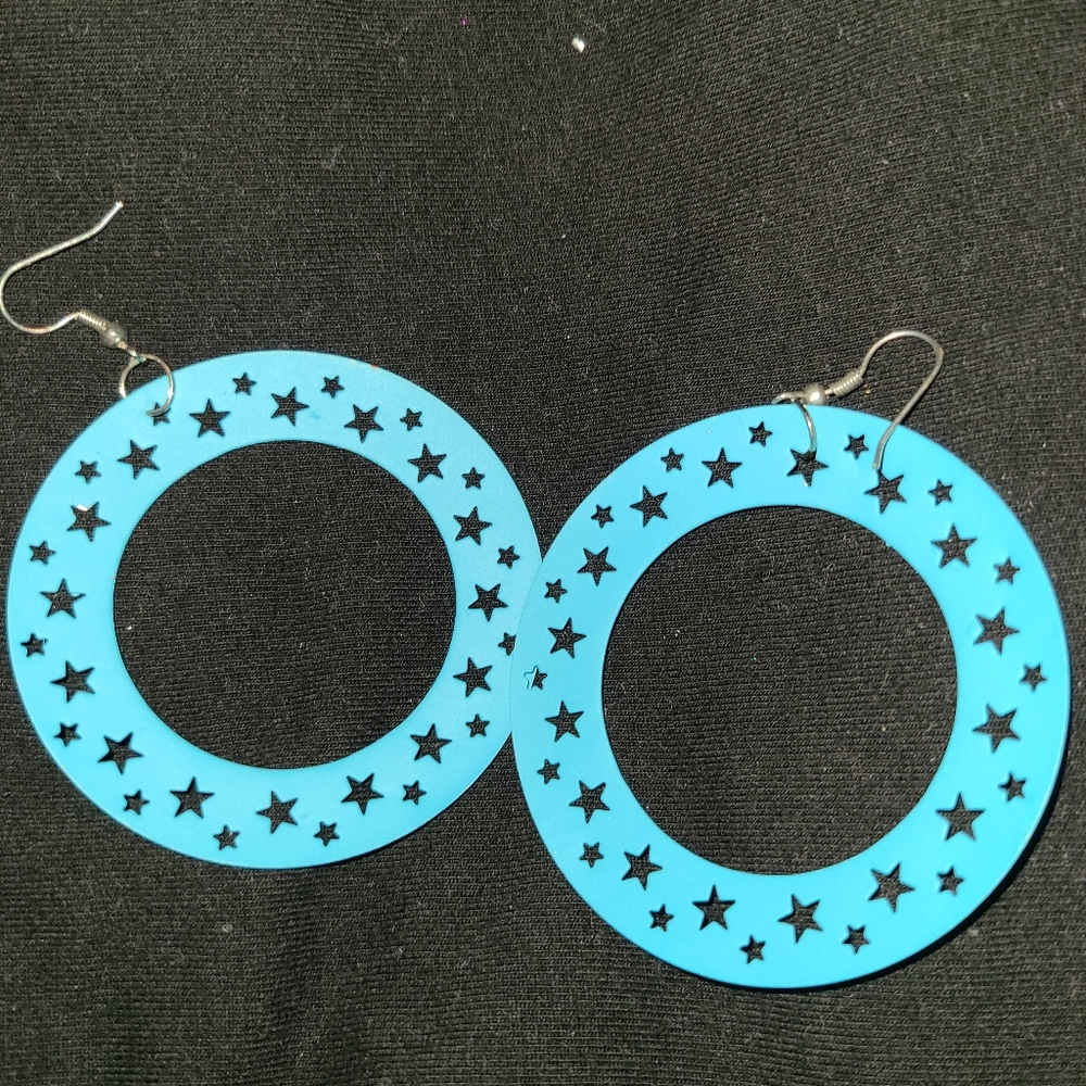 💥Final Price💥 Round earrings blue